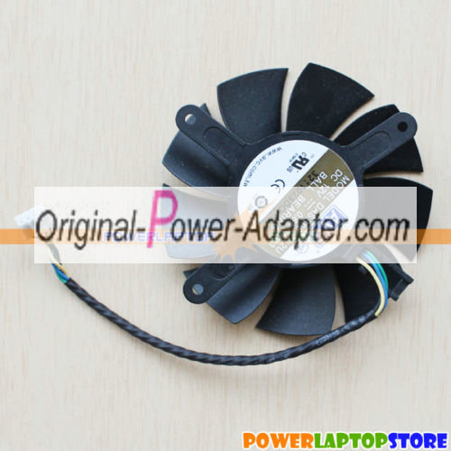 New AVC DASB0815B2U ROUND Fan 75x75x15mm Ball Bearing 12V 0.6A